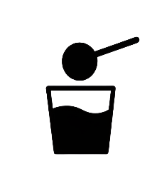 Mix 1 scoop with water